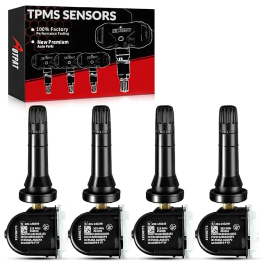 

Pre-Programmed GM TPMS Sensor 315Mhz for:-Chevy Tahoe 2007-2020, Impala 2006-2020, Expr 2008-2022, Sierado 2007-2016, Suburban