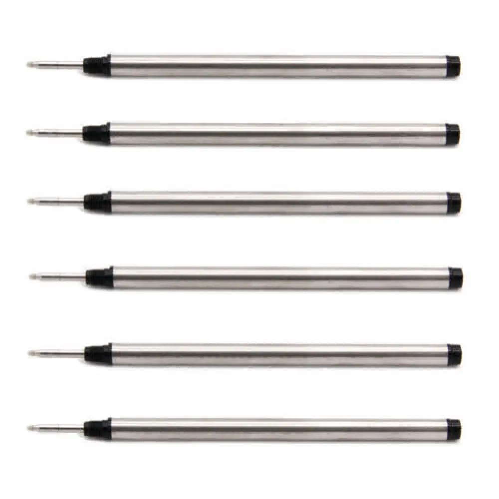 113mmx6mm 0.5mm Tip Rollerball Pen Refills for Mont Blanc 105159 107878 H-12 M401 MNB107878 M710 German Ink M506 P163