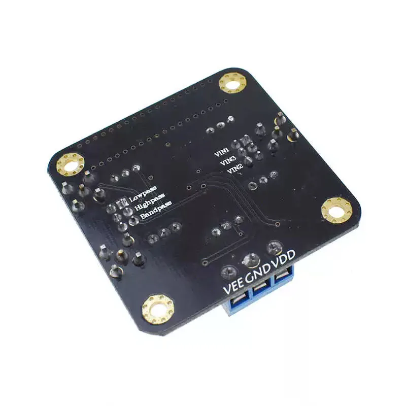 UAF42 Active Filter Module Adjustable Low-Pass High-Pass Band-Pass Signal Filter, Potentiometer Tuning 40dB Gain