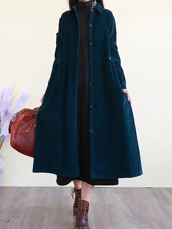 الرجعية الفنية سروال قصير سترة واقية Jaet فضفاض مخطط الخريف الشتاء معطف المرأة Faion ملابس خارجية معطف القطن مريحة