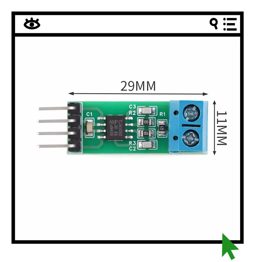 

2 шт. высокоскоростных CAN-трансиверов TJA1050 / модулей CAN-шины / CAN-трансиверов для CAN-шины
