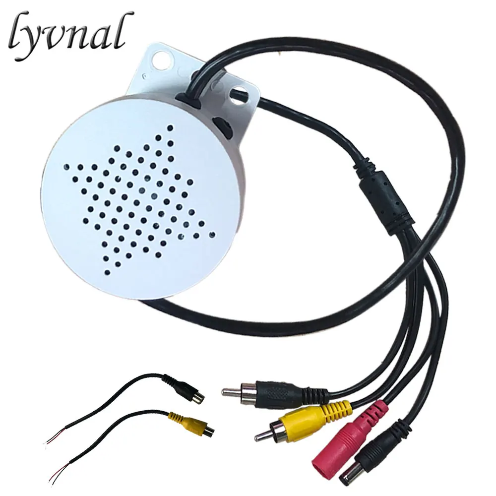 Two Way Audio Built-in Microphone  Built-in Speaker High-Power IP Camera External Active Speaker DC12V