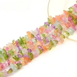 Irregular Gravel Shape about 0.5~0.8cm Natural Colorful Crystal Beads For Jewelry Handmade Making DIY Bracelet Accessories