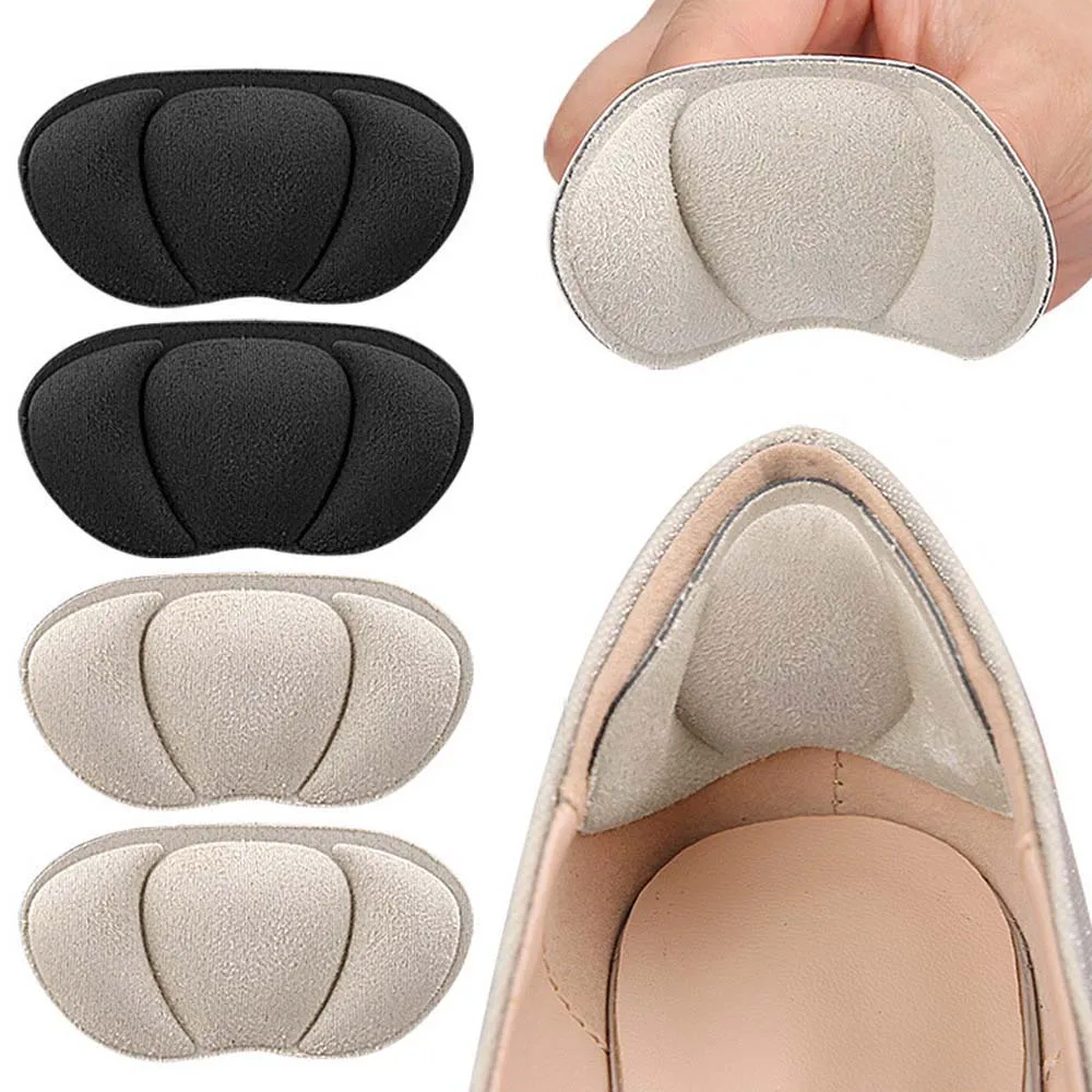 Accesorios para zapatos, almohadillas de esponja para tacones, parche adhesivo para el cuidado de los pies, protectores de talón, antidesgaste, previene la abrasión, insertos para zapatos, almohadillas