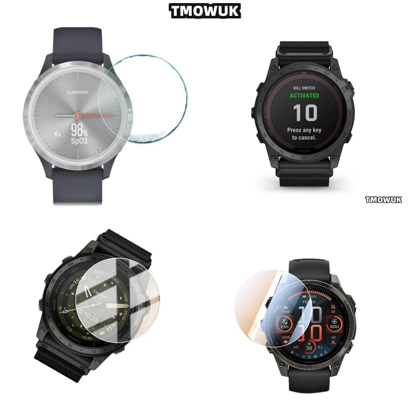 

Anti-Scratch 9H Tempered Glass For Garmin Tactix 7 Pro Tactix7 AMOLED Tactix 8 51mm Tactix8 47mm - HD Visibility