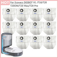 For Ecovacs DEEBOT X1 OMNI/T10 Turbo/T20 Omni/T20/T20 Max/T20 Pro/X&T Series Sweeping Robot Vacuum Cleaner Dust Bag Accessories