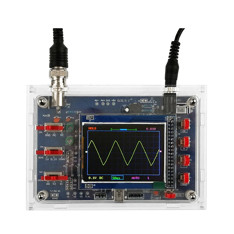 DSO138 digital oscilloscope kit electronic diy compatible STM32F103C8T6 microcontroller welding assembly