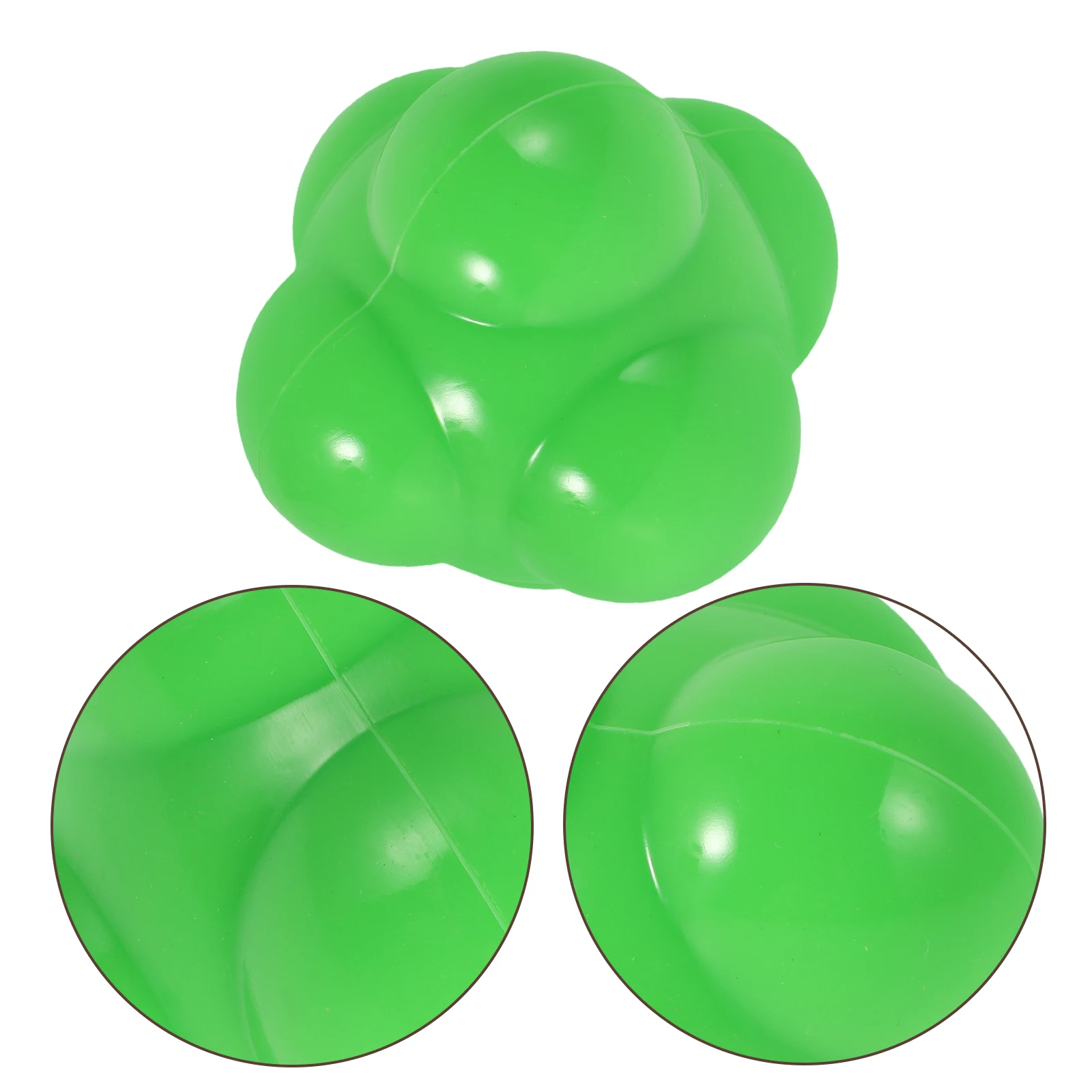 Sechseckiger Agile Ball Curving Trainer Hand-Auge-Koordination Agility Silica Gel Reaktion Geschwindigkeit Trainingsgerät