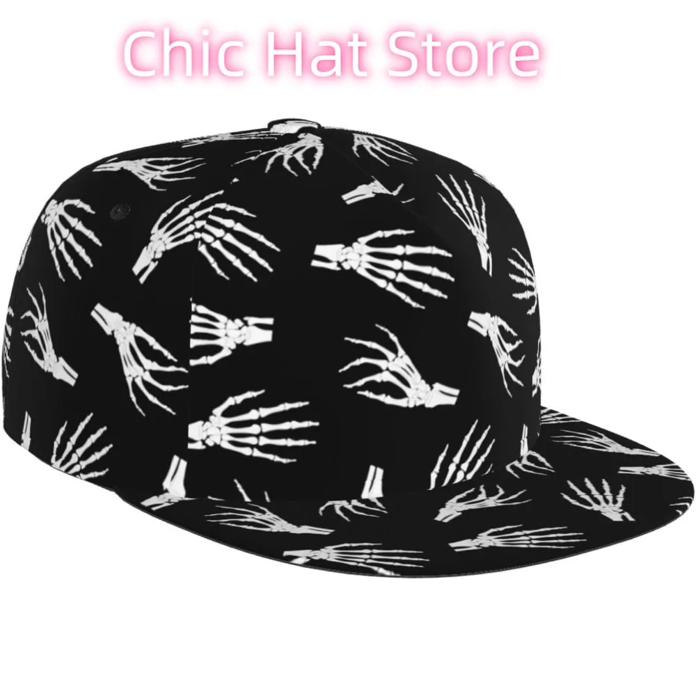 Gothic Goth-5 Horror Baseball Cap Skull Hats Adjustable Trucker Hat Outdoor Sun Cap for Men Women Dad Hat