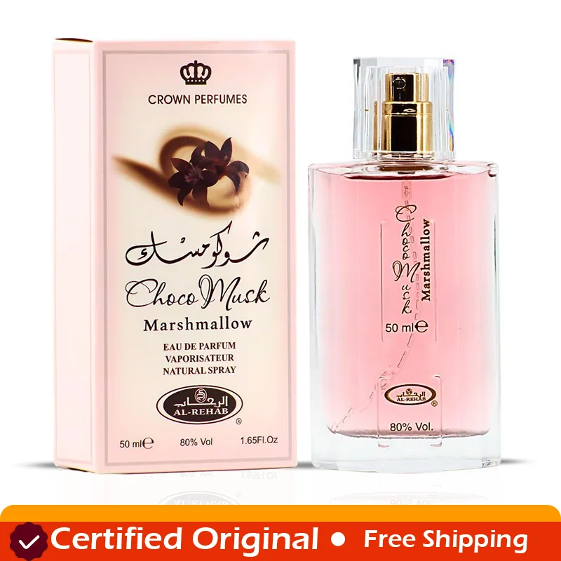 

Al-Rehab Choco Musk Marshmallow Eau de Parfum для женщин - 50 мл (1,65 унции) | Парфюм Gourmand с ароматом клубники