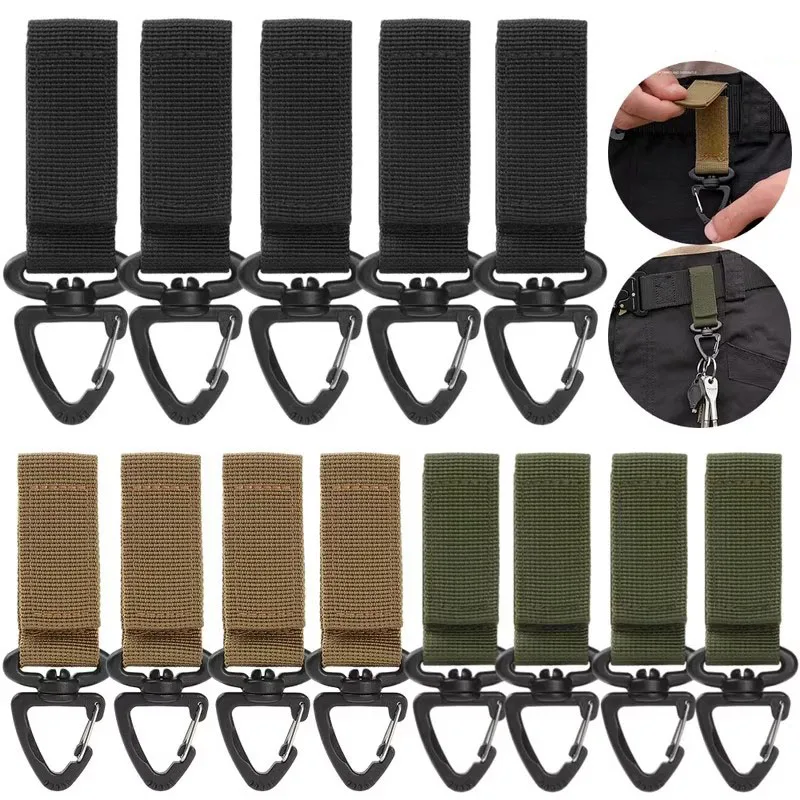 1-6pcs Multi-purpose Nylon Gloves Hook Work Gloves Safety Clip Outdoor Tactical Climbing Rope Camping Hanging Buck Outdoor