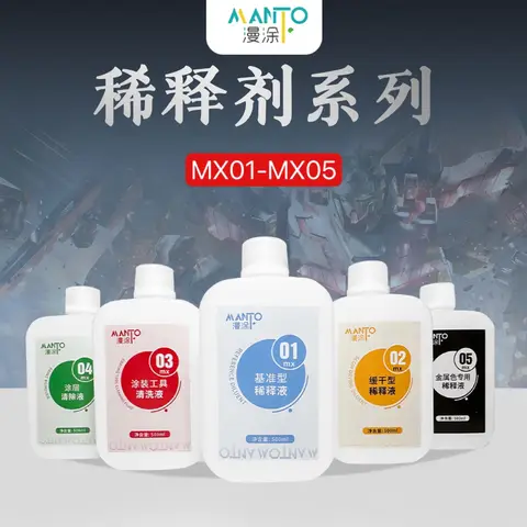 Thinner Model Paint Brush Cleaner Paint Remover Clean JUMPWIND With the same formula MX01-05 500ml
