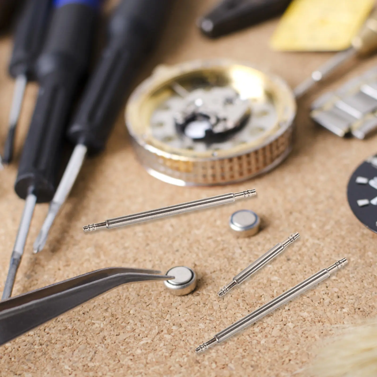 180Pcs Table Band Connection Quality Watch Strap Fixing Tool Repair Watch Link Rod Set for Jewelers Watchband Link Rod