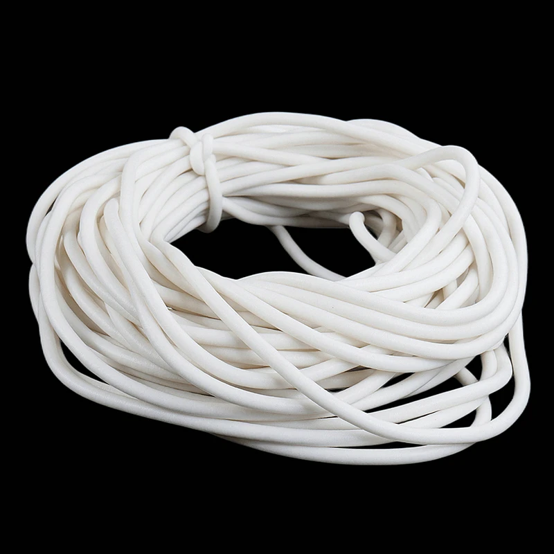 10 Meters Silicone Rubber Sponge Strip White Closed Cell Circular Foam Backer Rod Seal Foaming Rubber Molding Damper Round