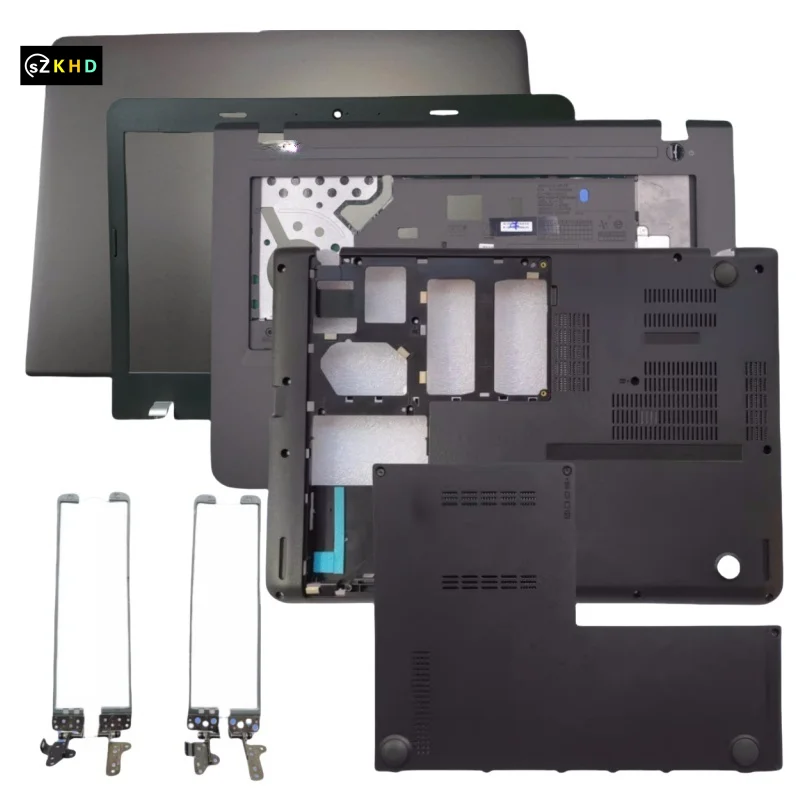 Новая крышка ЖК-дисплея, упор для рук, верхний чехол для LenovoThinkPad E450 E455 E455C 00HT608, нижняя крышка/корпус для жесткого диска, шарнир