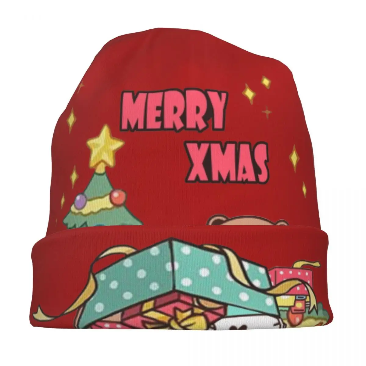 Bubu And Dudu Skullies Beanies Hat Merry Christmas Autumn Winter Men Women Street Caps Warm Thermal Elastic Bonnet Knitting Hats