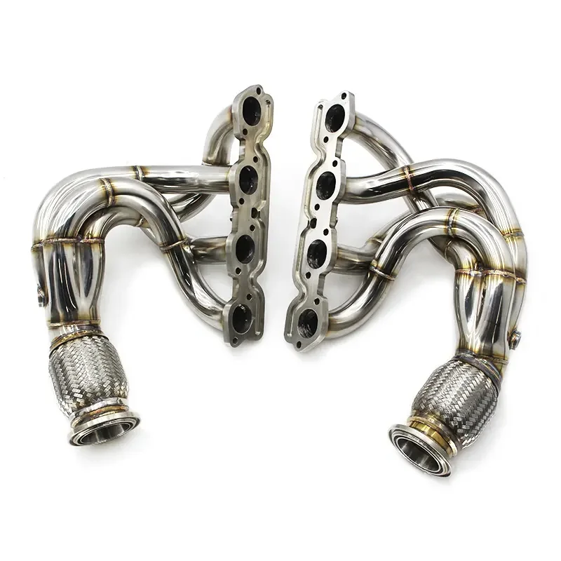 The first section of plantain Exhaust manifold For Ferrari 458 4.5 2013-2016 Stainless Steel Exhaust Pipes Racing Car Exhaust Sy