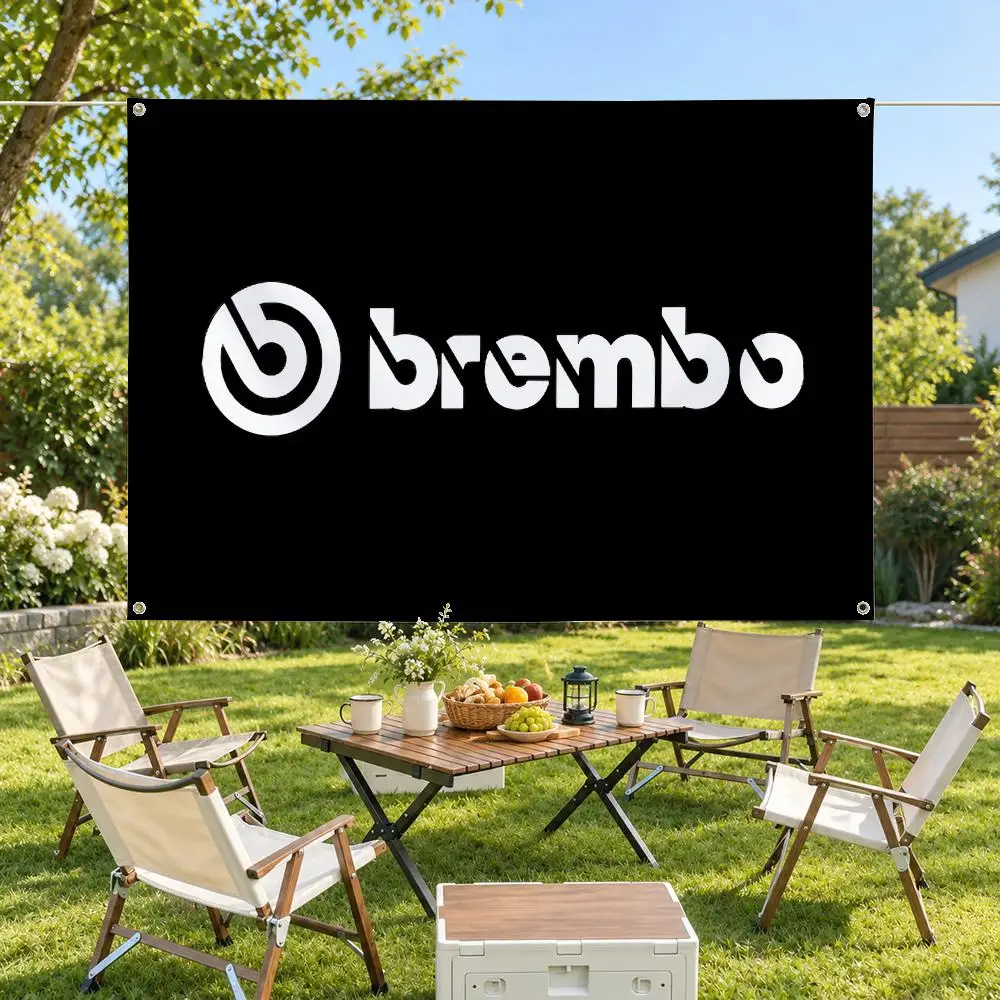 Brand Brembo Flags Modern Fabric Banner Pennants Bedroom Garden Party Birthday Wall Ornament Decor