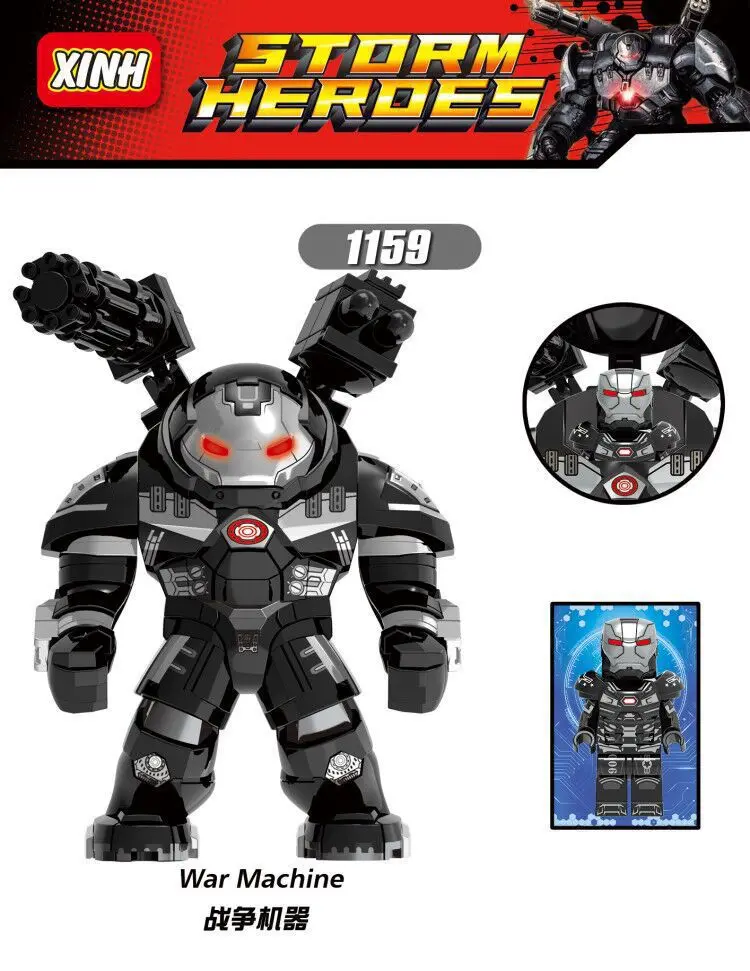 Marvel Legendary Supereroe Seven Anti Hock Super English Duplex Mech Blocco di montaggio per adulti e bambini Giocattoli Regalo per bambini