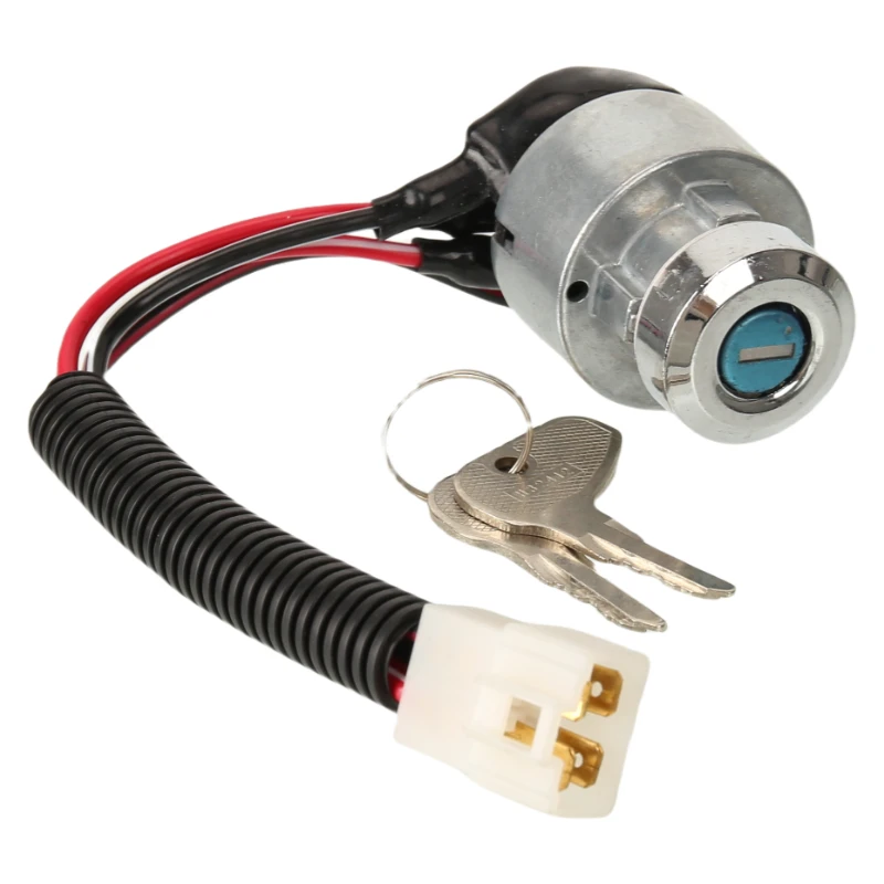 Four Wire Ignition Key Switch Easy Installation Replacement Lock for Mini Bicycle Motorized Bike