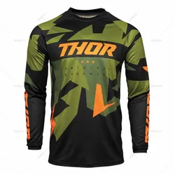 Racing Camouflage Motocross Jersey, MTB, Off Road, Mountain Bike, Downhill, MX, BMX Cycling, Enduro Sweatshirt, New, 2025