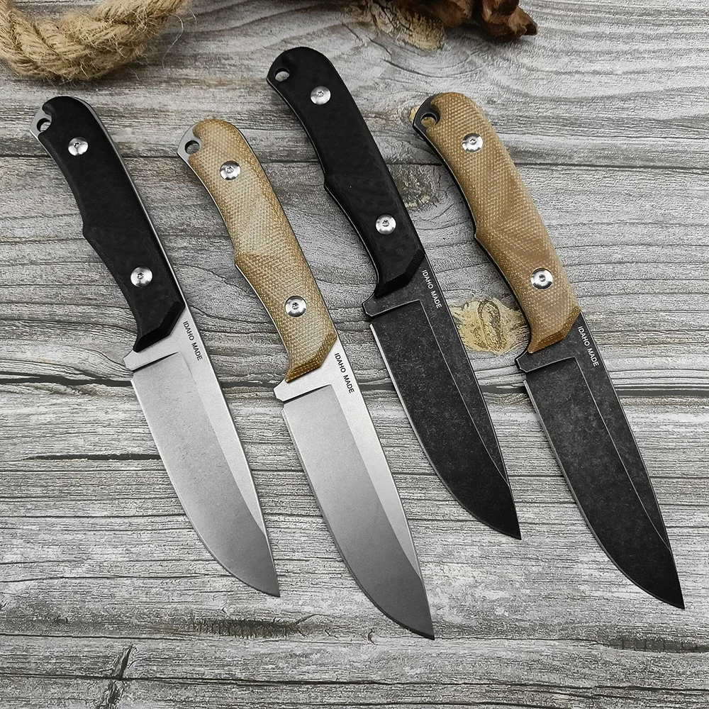 1PC High Hardness Multifunctional D2 Blade Fixed Knife, Kydex Sheath, Outdoor Survival Portable EDC Hunting Straight Knife