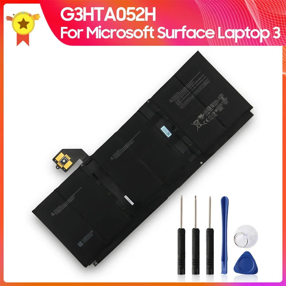 

Replacement Battery G3HTA052H For Microsoft Surface 1867 1868 New Replace Battery 6041mAh +Tools