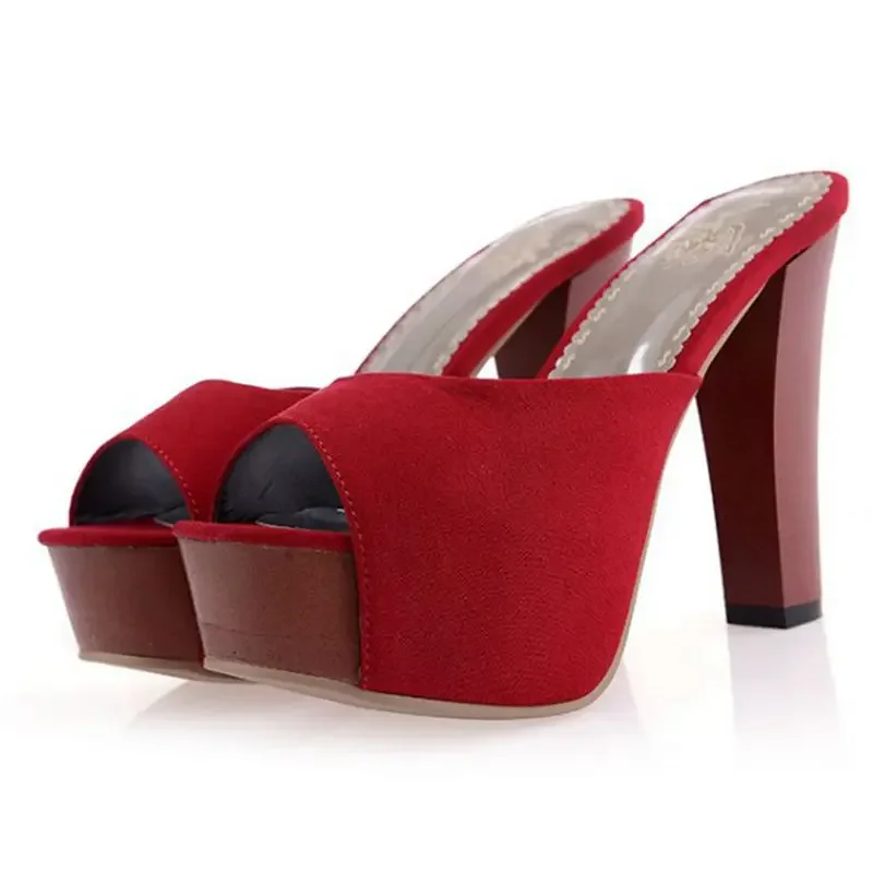 Sandalias De Mujer Gladiator Sandals Women Sexy High Heels Summer Open Toe Outdoor Beach Slippers Party Platform Sandals 1009