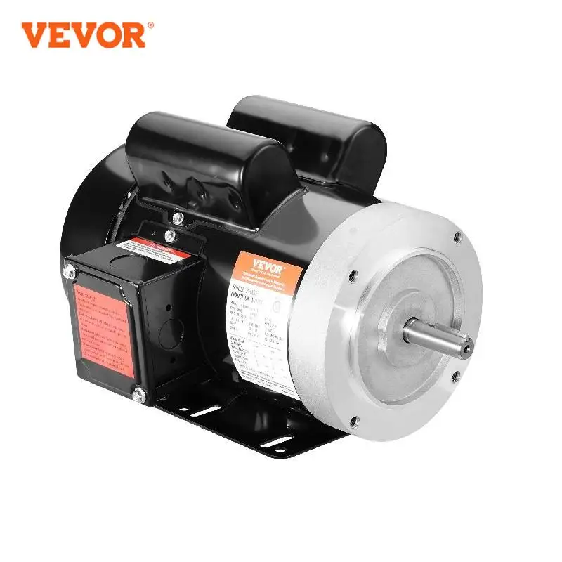 

VEVOR 1.5/1 HP Electric Motor 3450rpm AC 115V/230V 56C Frame Air Compressor Motor Single Phase 5/8" Keyed Shaft CW/CCW Rotation