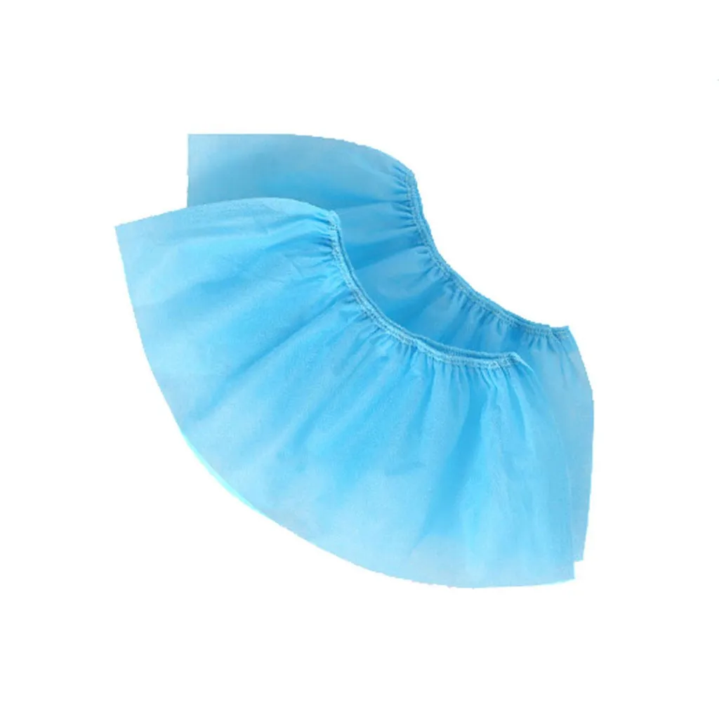 100/200pcs Disposable Shoe Covers Non Slip 15*40cm Nonwoven Fabric Floor Cleaning Protective Shoe Covers For Home Hotel Hospital