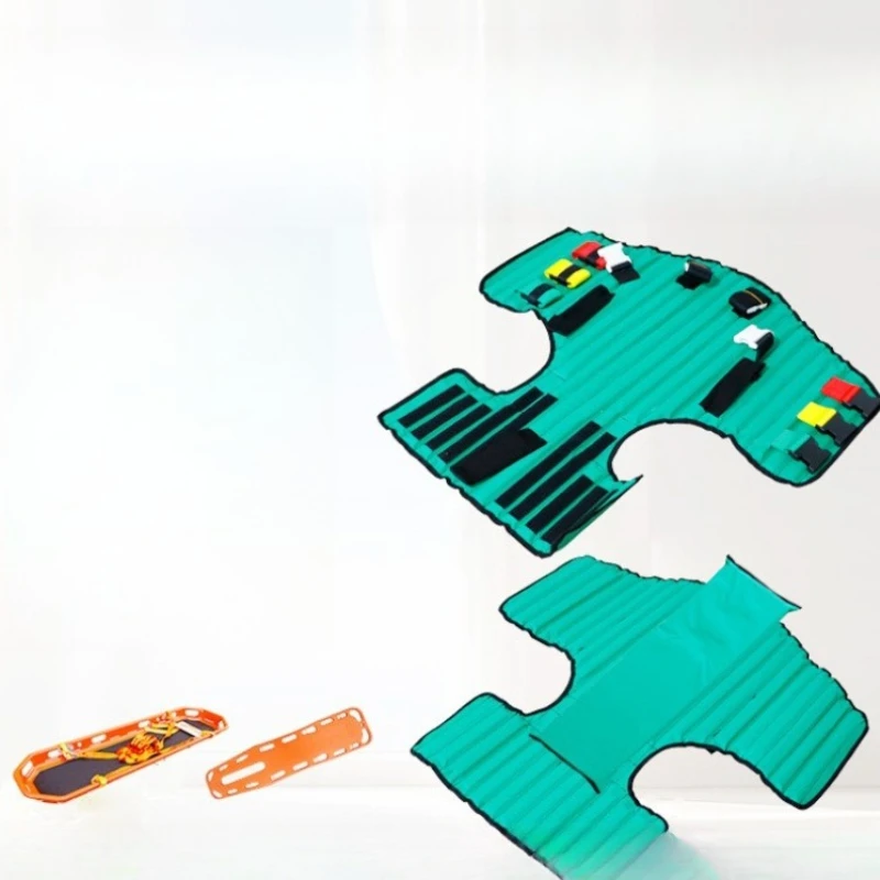 Spine Green Stretcher Chest-Back Splint, Rescue Cover Torso Splint Cervical Spine External Chest-Back Fixation Splint Lifesaving