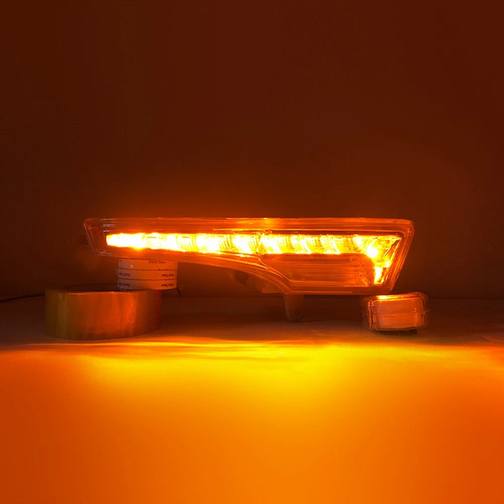 

Белые светодиодные дневные ходовые огни DRL в сборе, синие низкоянтарные указатели поворота для Nissan Teana Altima 2013-2015