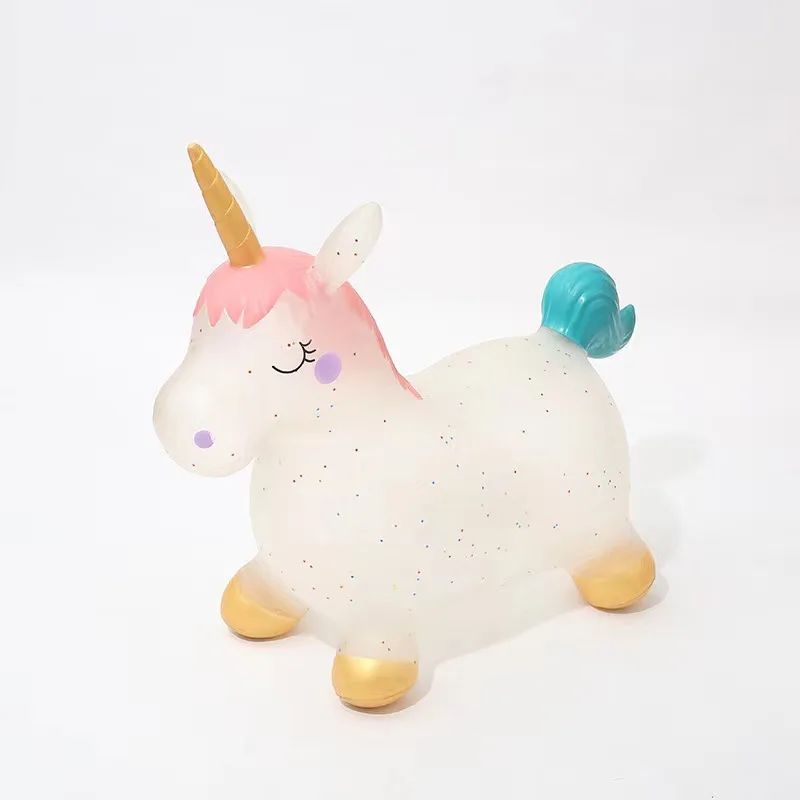 Wildebeest Large Jump Toys Thickened Children's Toy Inflatable Jumping Horse