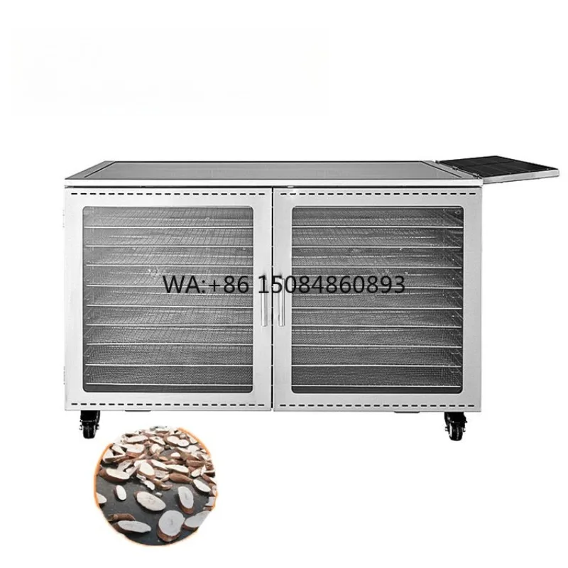 Electric Solar Hot Air Dryer Commercial Fruit Vegetable Meat Dehydrator Solar panel power generation commodity