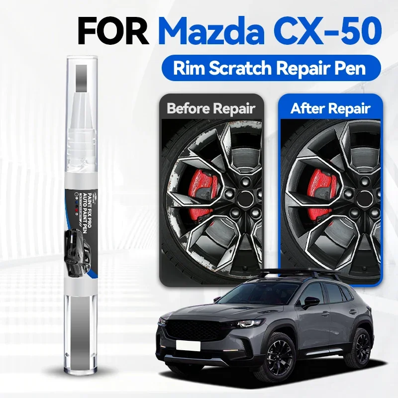 

Ремонтный карандаш для краски Mazda CX50 2022-2025 BP, средство для удаления царапин, аксессуары для авто DIY, черный, белый, серебристый
