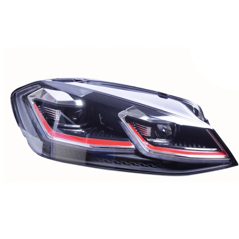 

For VW Golf Mk7 LED Headlights 2013-2016 Dynamic Steering Signal 7.5 Headlight 7 Dual Beam Projector DRL for Golf 7