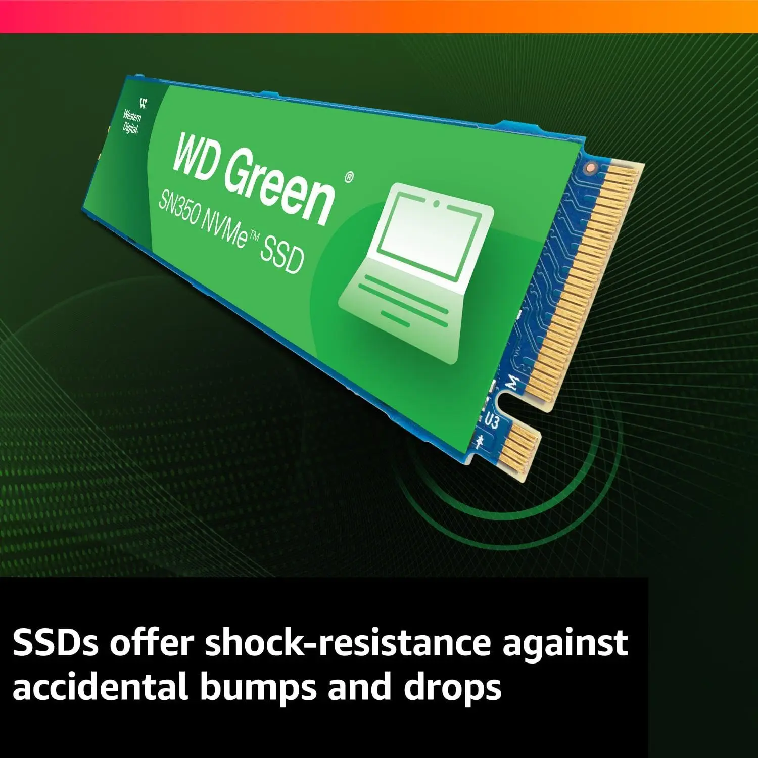 500GB NVMe SSD Internal Solid State Drive, M.2 2280, Gen3 PCIe, Up to 2400MB/s Speed for Enhanced Computing