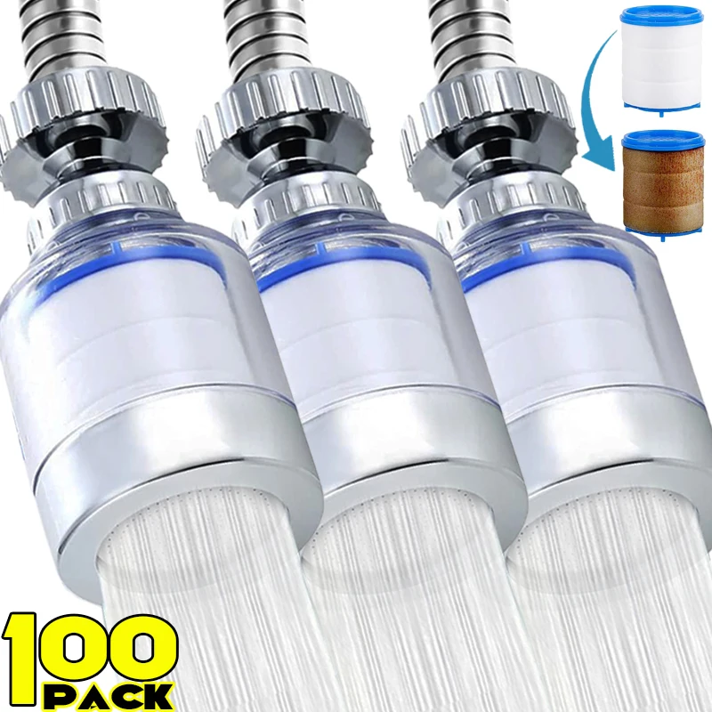 10/100PCS Faucet Filter Elements Water Purifier Filter Cotton for Bathroom Basin Faucet Shower Head Filtration Cleaning System