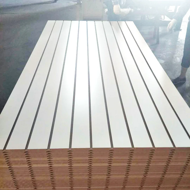 custom.Factory 1220 X 2440 mm MDF Panel Shopping Slatwall Panel