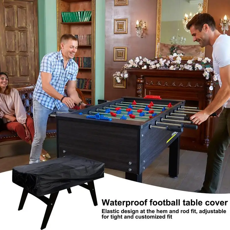 Football Table Cover Waterproof Coating Outdoor Protective Chair Foosball Table Cover Ultrashield Soccer Table Guard Cloth Cover