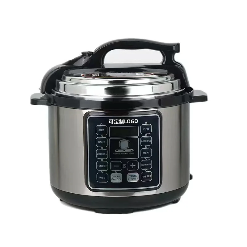 6L electric pressure cooker 1500W household multifunctional electric pressure cooker stew soup cooking timer fully automatic