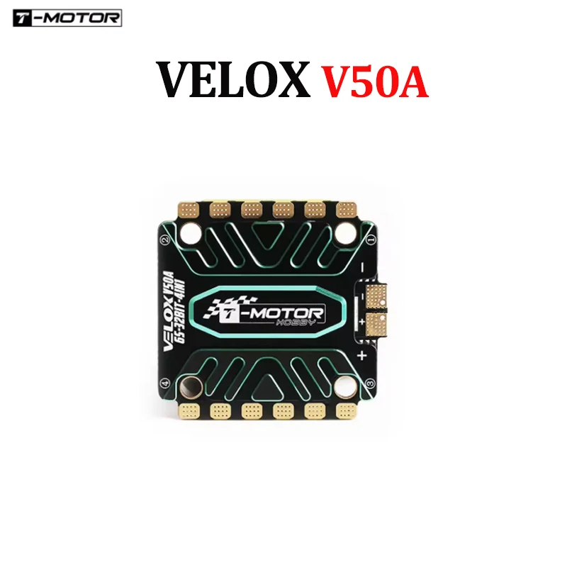 

T-Motor VELOX V50A 50A 32Bit BLHELI32 4in1 Бесщеточный ESC 3-6S LIPO W/TMOTOR T4 02 ESC Прошивка 30,5x30,5 мм для гоночного дрона FPV