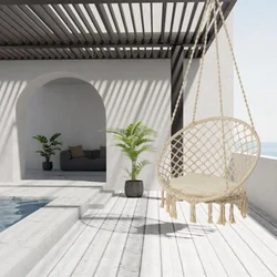 Lanyard swing Outdoor courtyard hanging chair Indoor balcony hanging basket chair