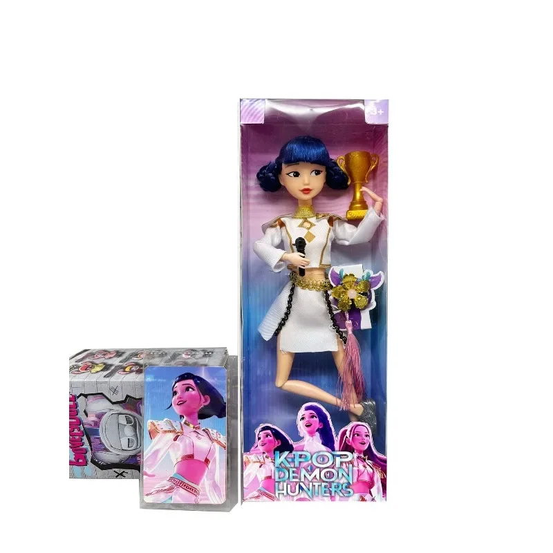 %_@ جديد أنيمي KPop شيطان هنتر دمية رومي ميرا زوي قناع فينيل عالي المظهر مستوى فتاة عيد ميلاد مروحة نادي Gift_$