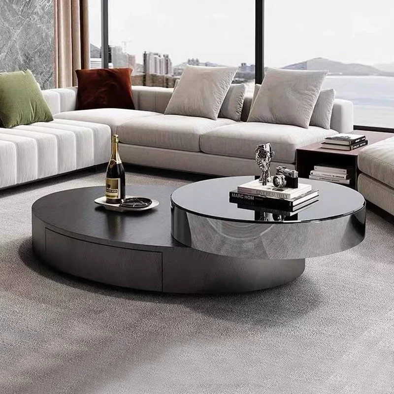 

Italian Standing Coffee Table Transform Aesthetic Kitchen Organizer Modern Small Japanese Simple Mesa Auxiliar Salon Furniture
