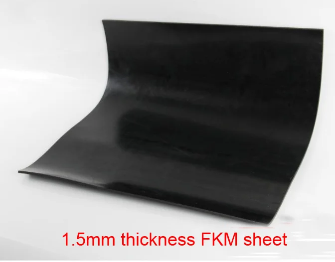 

Резиновая пластина FKM 1,5 мм, резиновый лист FLUORINE SHEET Aflas, лист Viton FPM, фторкаучуковое масло, термокоррозионная кислотостойкость
