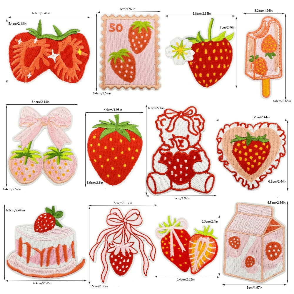 1Set Mixed Style Stickerei Patches Eisen auf Applikation Kleid Kleidung Reparatur Dekoration Abzeichen – Detail 12