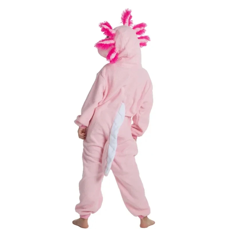 

★Halloween Cosplay Costume Anime Pink t Cute Cartoon Pajamas Animals s Yellow axolotl Kiguru 2026 New ♥Look Me ←_←