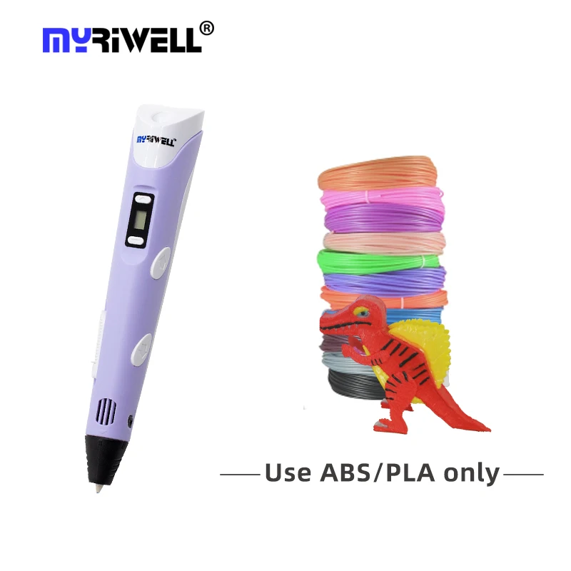 

Myriwell easy for beginners PLA filamen 3d printing pen 3D pen kids PLA filament creative toys one press load speed adjustable