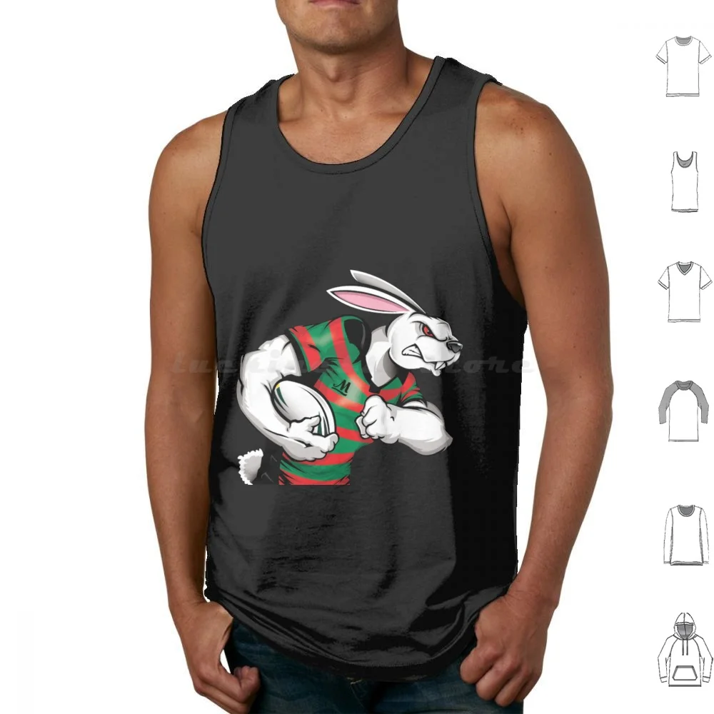 Nrl Grand Final Tank Tops Vest Sleeveless Nrl Grand Final South Sydney Rabbitohs Nrl South Sydney Rabbitohs Nrl Rabbitohs